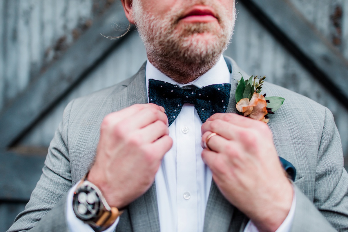 Свадьба бохо бутоньерка