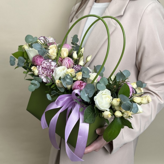 Букет дня с розами Романтичный вечер