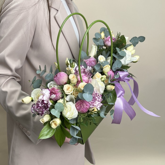 Букет дня с розами Романтичный вечер