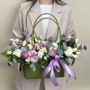 Букет дня с розами Романтичный вечер