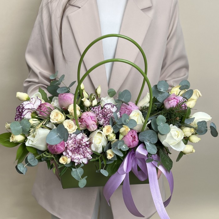 Букет дня с розами Романтичный вечер