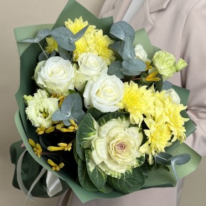 Букет дня с розами Летняя магия