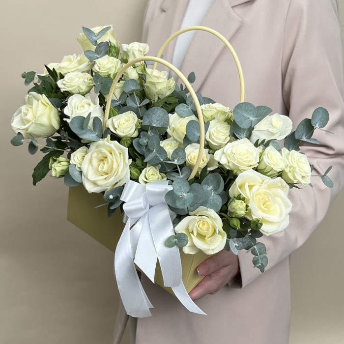 Букет дня в коробке Весеннее настроение