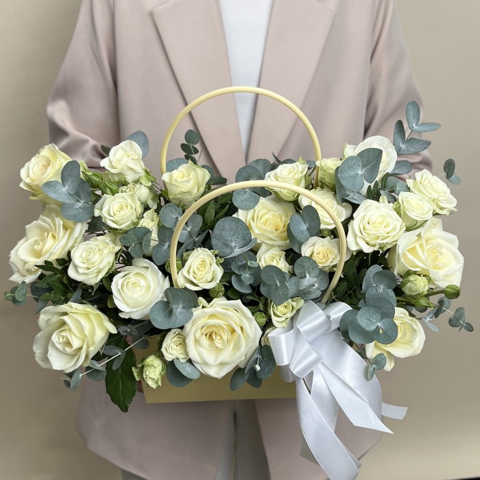 Букет дня в коробке Весеннее настроение