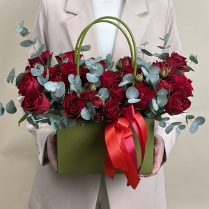 Букет дня в коробке Летняя Фантазия