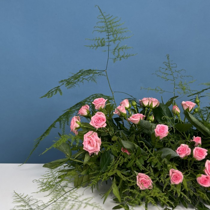 Настольная композиция Розовый сад