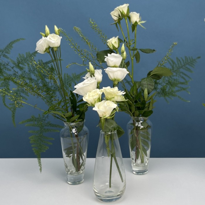 Настольные композиции из четырех ваз теплый ветерок