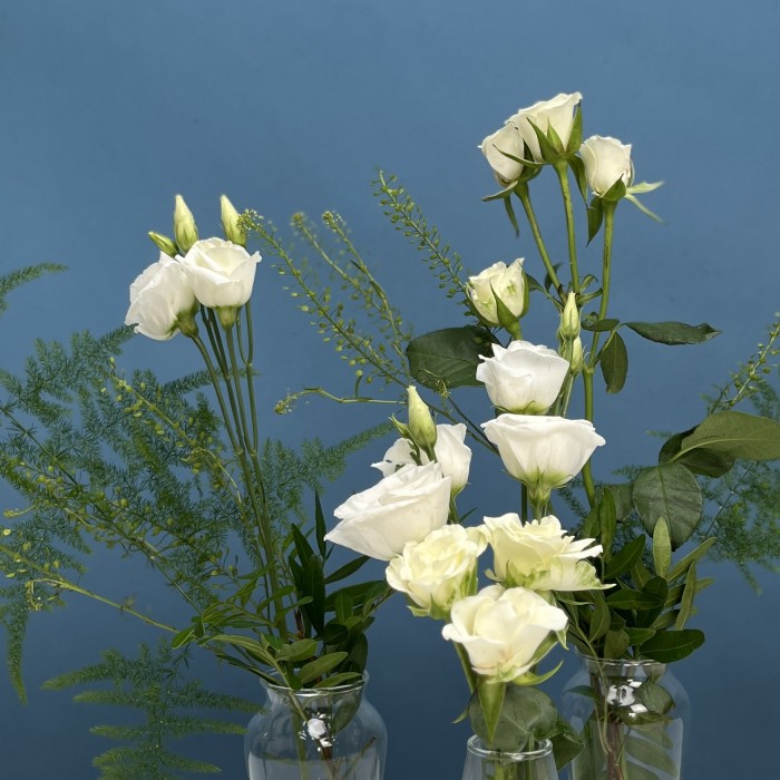 Настольные композиции из четырех ваз теплый ветерок