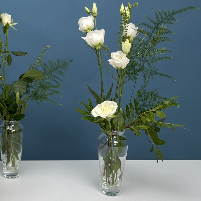 Настольные композиции из четырех ваз теплый ветерок