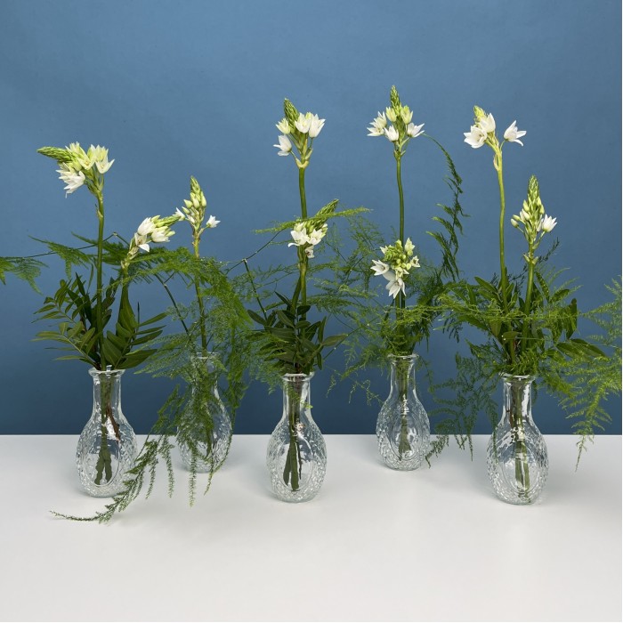 Настольные композиции из пяти ваз Лесная полянка