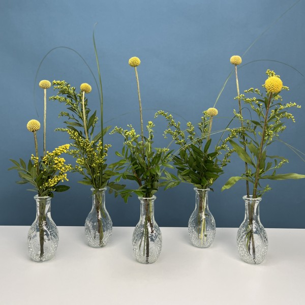 Настольные композиции из пяти ваз Солнечный день