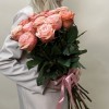 15 пионовидных роз Кахала 60 см