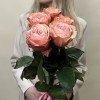 5 пионовидных роз Кахала 60 см