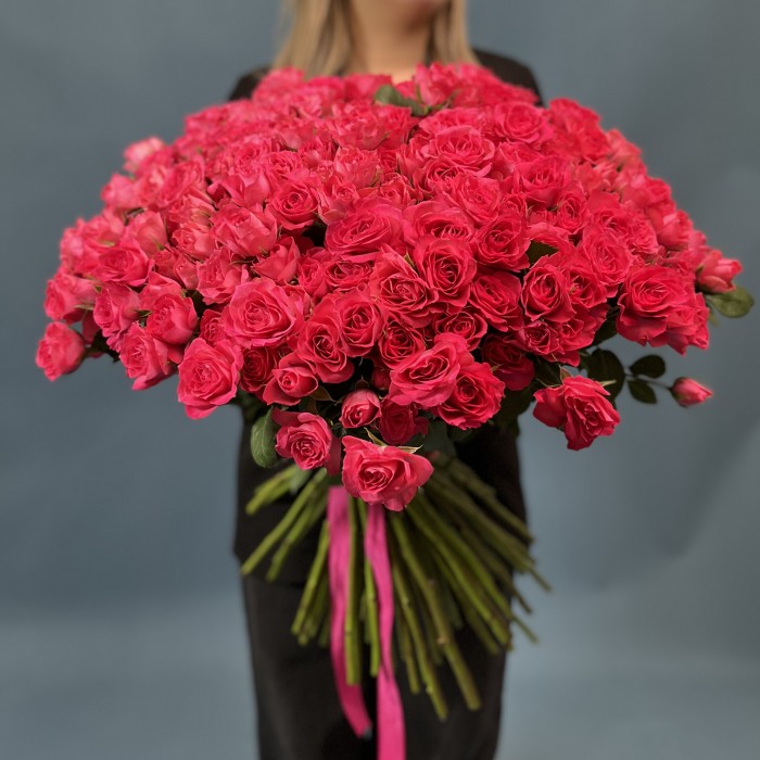 101 кустовая Роза Белла Линда Цериз 60 см