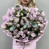 25 кустовых роз Сильвер шедоу 50 см