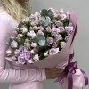 25 кустовых роз Сильвер шедоу 50 см