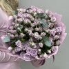 25 кустовых роз Сильвер шедоу 50 см