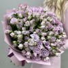 35 кустовых роз Сильвер шедоу 50 см