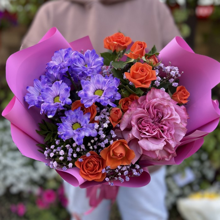 Яркий букет для Девочки