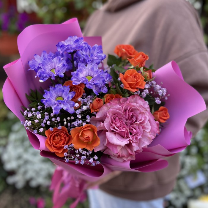 Яркий букет для Девочки