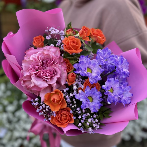 Яркий букет для Девочки