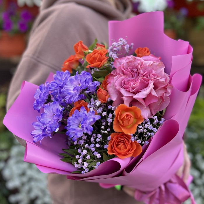 Яркий букет для Девочки