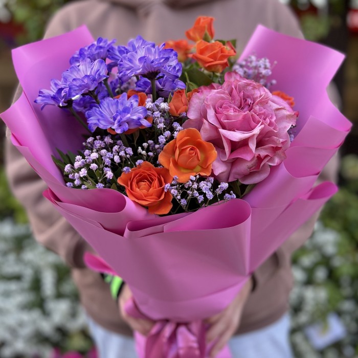 Яркий букет для Девочки