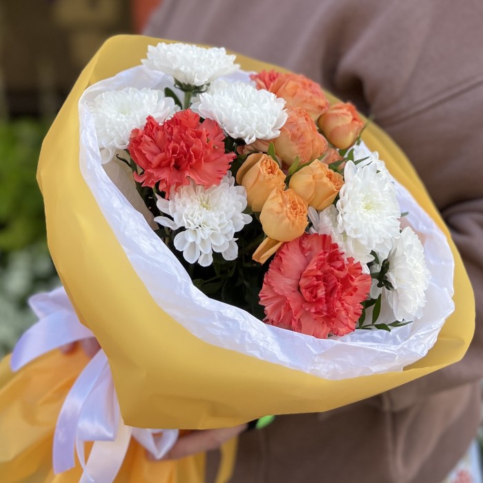 Букет на день рождения для бабушки