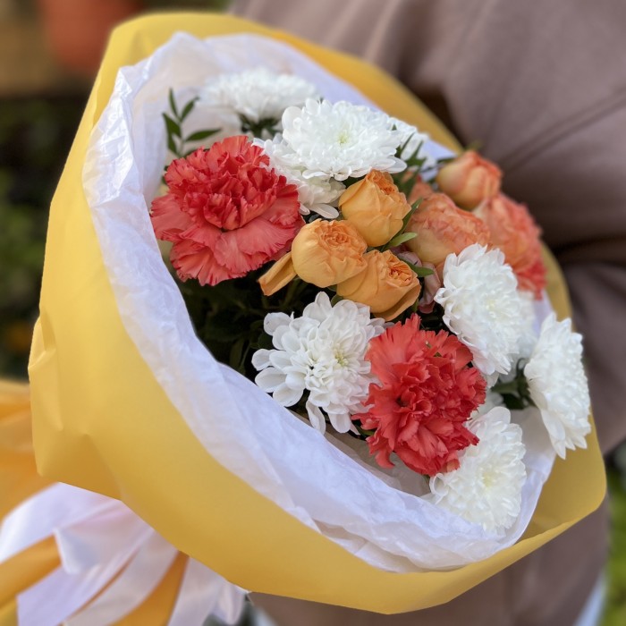 Букет на день рождения для бабушки