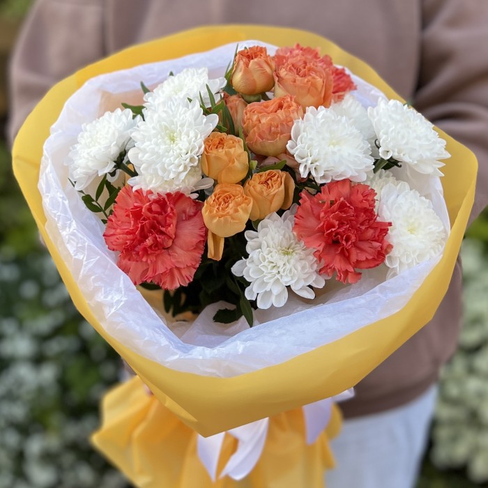 Букет на день рождения для бабушки