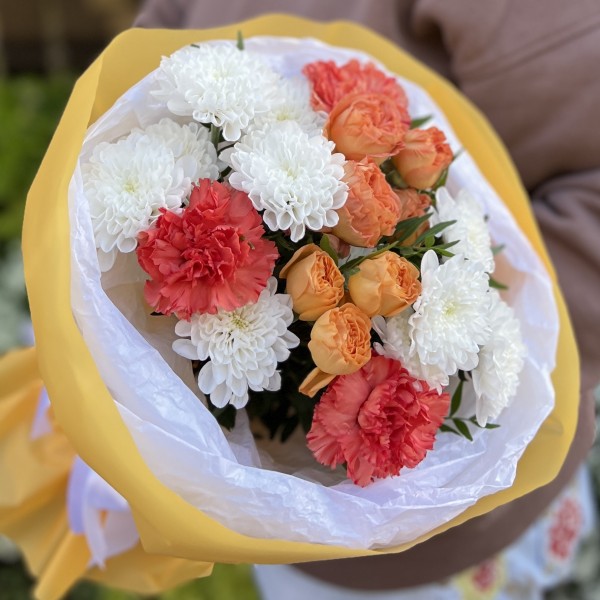 Букет на день рождения для бабушки