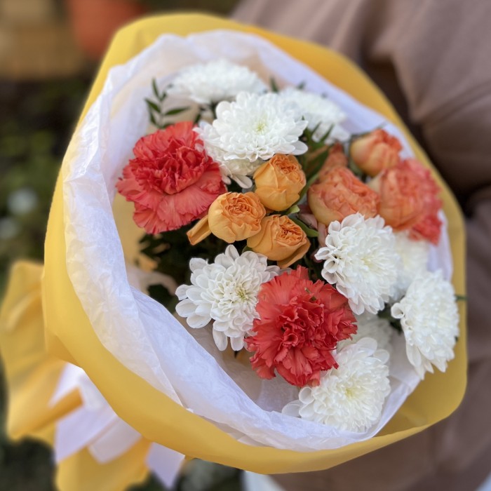 Букет на день рождения для бабушки