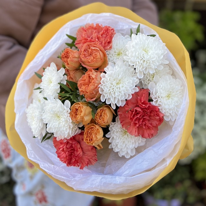 Букет на день рождения для бабушки