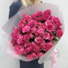 Букет дня из розовых кустовых роз
