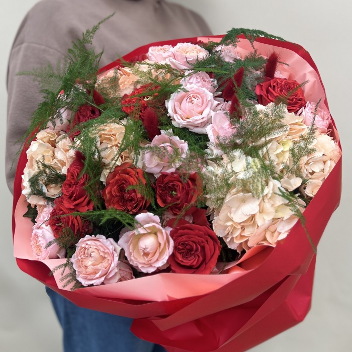 Букет дня Бордовое настроение