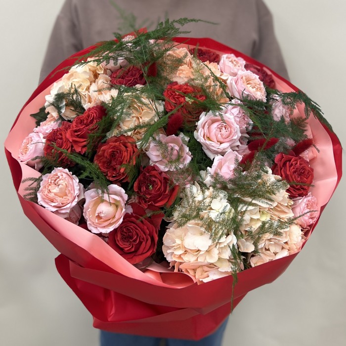 Букет дня Бордовое настроение