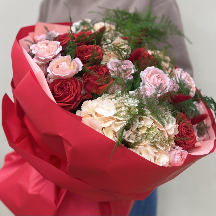 Букет дня Бордовое настроение