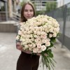 35 кустовых роз Роял Порцелина 70 см