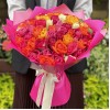 75 роз MIX 40 см