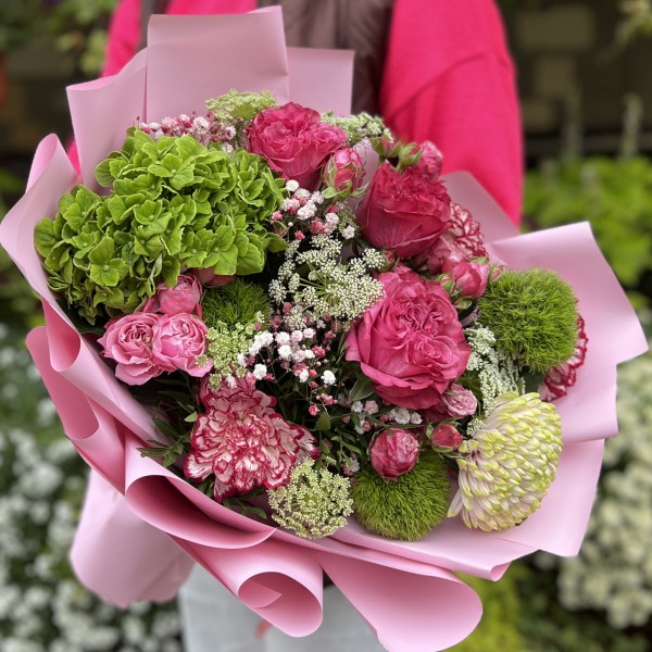 Яркий букет на день рождения