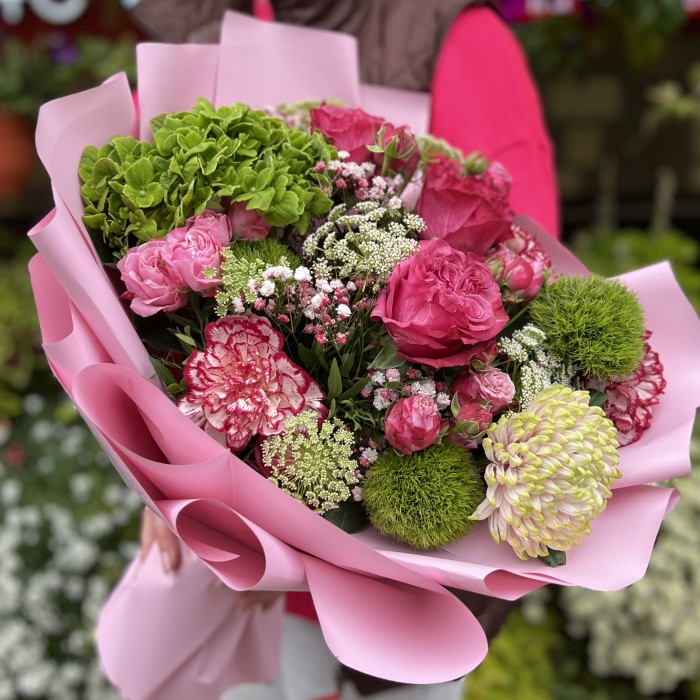 Яркий букет на день рождения