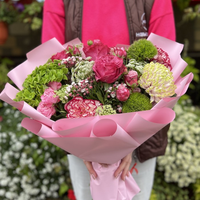 Яркий букет на день рождения