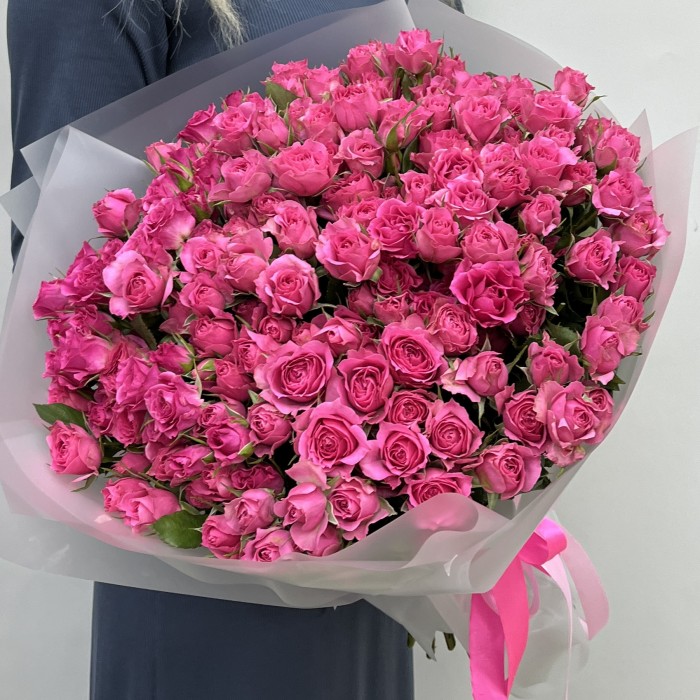 35 кустовых роз Глория 50 см