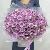 75 пионовидных сиреневых роз Дольчетто 40 см