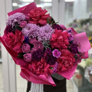 Букет дня в коробке летняя фантазия