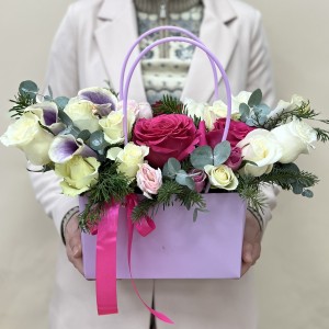 Букет дня в коробке Просто так