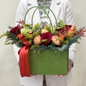 Букет дня в коробке Облако Нежности