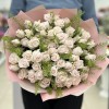 19 светло-розовых кустовых роз Роял Порцелина 50 см