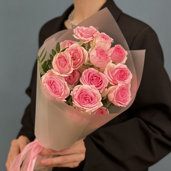 Комплимент из 3 кустовых роз Дестини