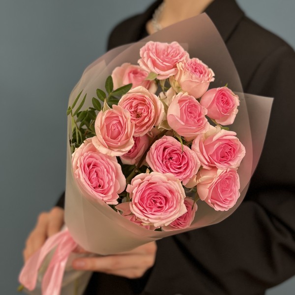 Комплимент из 3 кустовых роз Дестини